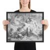 Venus and Adonis - François André Vincent - 1778 - Matte Paper Framed Poster Museum quality 7746607