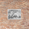 Venus and Adonis - François André Vincent - 1778 - Matte Paper Framed Poster Museum quality 7746607