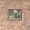 Hudibras in Tribulation (Plate 6: Illustrations to Samuel Butler's Hudibras) - William Hogarth - 1725–30 (?) - Matte Paper Framed Poster Museum quality 7747220
