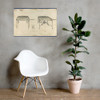 China Tables, from Chippendale Drawings, Vol. II - Thomas Chippendale - 1754 - Photo Paper Poster Museum quality 7724620