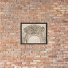 Design for the Top of an Arch, Decorated with a Cherub (recto); Design for the Frame of a Frieze (verso) - Giovanni Battista Foggini - 1652–1725 - Matte Paper Framed Poster Museum quality 7739460