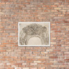 Design for the Top of an Arch, Decorated with a Cherub (recto); Design for the Frame of a Frieze (verso) - Giovanni Battista Foggini - 1652–1725 - Matte Paper Framed Poster Museum quality 7739460