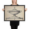 Design for a Covered Tureen on a Footed Stand - Henri Auguste - ca. 1770–1800 - Matte Paper Framed Poster Museum quality 7744194