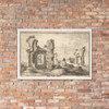 Palati maioris (Palatine Palace, Rome) - Wenceslaus Hollar - 1650 - Matte Paper Framed Poster Museum quality 7740018