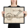 Design for a Carriage (Chaise Italienne?) - Anonymous, Italian, first half of the 18th century - 18th century - Matte Paper Framed Poster Museum quality 7745535