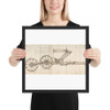 Design for a Carriage (Chaise Italienne?) - Anonymous, Italian, first half of the 18th century - 18th century - Matte Paper Framed Poster Museum quality 7745535
