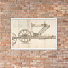 Design for a Carriage (Chaise Italienne?) - Anonymous, Italian, first half of the 18th century - 18th century - Matte Paper Framed Poster Museum quality 7745535