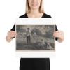 Making Hay (Harper's Weekly, Vol XVI) - Winslow Homer - July 6, 1872 - Paper Poster Museum quality 7723687