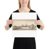 Ingolstadt - Wenceslaus Hollar - 1665 - Paper Poster Museum quality 7740910