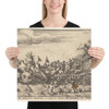 Plate 16: Ship of musicians with the sea god Claucus and tritons (Barcha di musici rapra Clauco dio marino e Tritoni), from the series 'The magnificent pageant on the river Arno in Florence for the ma