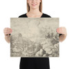 The Draftsman at the Rock - Allart van Everdingen - Photo Paper Poster Museum quality 7724467