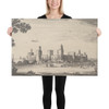 Windsor Castle - Wenceslaus Hollar - 1644 - Canvas Museum quality 7724845