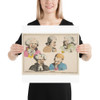 Oddities - Thomas Rowlandson - January 1792 - Paper Poster Museum quality 7704544