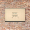 Design for Piccolo Pianoforte, Louis Quatorze Style - Robert William Hume - 1835–1900 - Matte Paper Framed Poster Museum quality 7724091