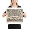 Cologne and Deutz - Wenceslaus Hollar - 1635 - Photo Paper Poster Museum quality 7739845