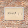 Design for Square Pianoforte, Louis Quatorze Style - Robert William Hume - 1835–1900 - Matte Paper Framed Poster Museum quality 7724101