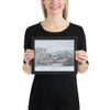 Papal Promenade Along The Saône - Jean Jacques de Boissieu - 1805 - Photo Paper Framed Poster Museum quality 7745800