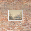 Seascape (recto); Indecipherable sketch (verso) - Hercules Brabazon Brabazon - 1840–1906 - Photo Paper Framed Poster Museum quality 7744578