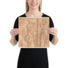 Study of a Scene of Martyrdom - Anonymous, Italian, 16th century - 16th century - Paper Poster Museum quality 7743199