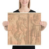 Study of a Scene of Martyrdom - Anonymous, Italian, 16th century - 16th century - Paper Poster Museum quality 7743199
