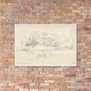 View of the Château at Folembray - Paul Huet - ca. 1831 - Photo Paper Framed Poster Museum quality 7748122