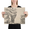 Cupid and an eagle - Wenceslaus Hollar - 1652 - Canvas Museum quality 7741175