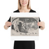 The New Year – 1869 – Drawn by Winslow Homer (Harper's Weekly, Vol. VIII) - Winslow Homer - January 9, 1869 - Photo Paper Poster Museum quality 7747383