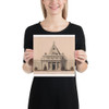 Elevation of a Monument - Jean Jacques Huvé - n.d. - Photo Paper Poster Museum quality 7744133