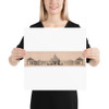 Elevation of a Monument - Jean Jacques Huvé - n.d. - Photo Paper Poster Museum quality 7744133