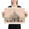 Elevation of a Monument - Jean Jacques Huvé - n.d. - Photo Paper Poster Museum quality 7744133