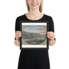 View of the Round Howe near Richmond, Yorkshire, England - George Cuit the Elder - 1788 - Photo Paper Framed Poster Museum quality 7743989