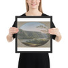 View of the Round Howe near Richmond, Yorkshire, England - George Cuit the Elder - 1788 - Photo Paper Framed Poster Museum quality 7743989