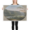 View of the Round Howe near Richmond, Yorkshire, England - George Cuit the Elder - 1788 - Photo Paper Framed Poster Museum quality 7743989