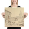 Monuments of Paris - Hubert Robert - 18th century - Paper Poster Museum quality 7742940
