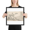Allegory - Anonymous, Italian, Venetian, 18th century - 18th century - Photo Paper Framed Poster Museum quality 7742094