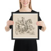 The Great Courier (copy) - Alois Petrak - 19th century - Matte Paper Framed Poster Museum quality 7740955