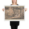 Alexander and Bucephalus - Anonymous, French, 17th century - 17th century - Matte Paper Framed Poster Museum quality 7746363