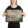 Harbor Scene - Aegidius Sadeler II - Matte Paper Framed Poster Museum quality 7723357