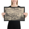 Harbor Scene - Aegidius Sadeler II - Matte Paper Framed Poster Museum quality 7723357