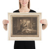 Helluones librorum (Bookworms) - Joshua Kirby Baldrey - November 10, 1786 - Photo Paper Poster Museum quality 7739400