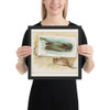 Skate, from Fish from American Waters series (N39) for Allen & Ginter Cigarettes - Allen & Ginter - 1889 - Photo Paper Framed Poster Museum quality 7742464