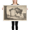 Ruins of a round building - Wenceslaus Hollar - 1673 - Matte Paper Framed Poster Museum quality 7740029