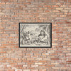 Omnia Vincit Amor - Agostino Carracci - 1599 - Matte Paper Framed Poster Museum quality 7743925