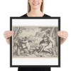 Omnia Vincit Amor - Agostino Carracci - 1599 - Matte Paper Framed Poster Museum quality 7743925