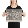 Speculum Romanae Magnificentiae: Trajan Between City of Victory and Rome - Anonymous, Italian, 16th century - ca. 1500–34 - Paper Poster Museum quality 7741826