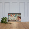 Steamship Burgundia, Fabre Line, from the Ocean and River Steamers series (N83) for Duke brand cigarettes - W. Duke, Sons & Co. - 1887 - Matte Paper Framed Poster Museum quality 7737710