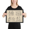 Songs: "While happy in my Native Land..." - Henry Thomas Alken - 1822 - Matte Paper Framed Poster Museum quality 7746990