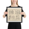 Songs: "While happy in my Native Land..." - Henry Thomas Alken - 1822 - Matte Paper Framed Poster Museum quality 7746990