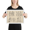 Songs: "While happy in my Native Land..." - Henry Thomas Alken - 1822 - Matte Paper Framed Poster Museum quality 7746990