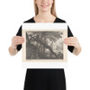 A Forest with a Rabbit Hunt - Aegidius Sadeler II - n.d. - Photo Paper Poster Museum quality 7724890